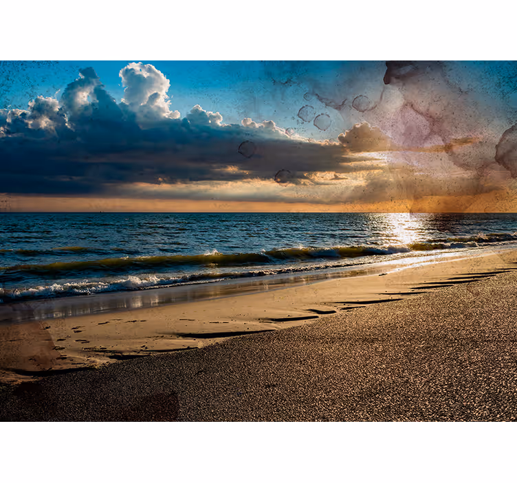 Serene Ocean View nature wall mural - TenStickers