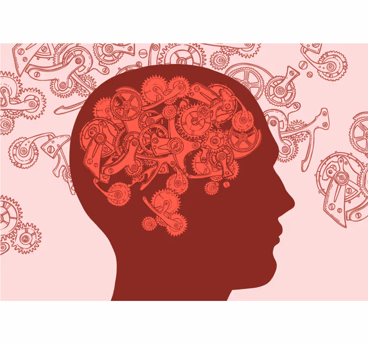 Creative Mechanisms Mind art wall mural - TenStickers