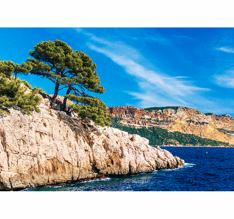 Coastal Pine Landscape nature wall mural - TenStickers