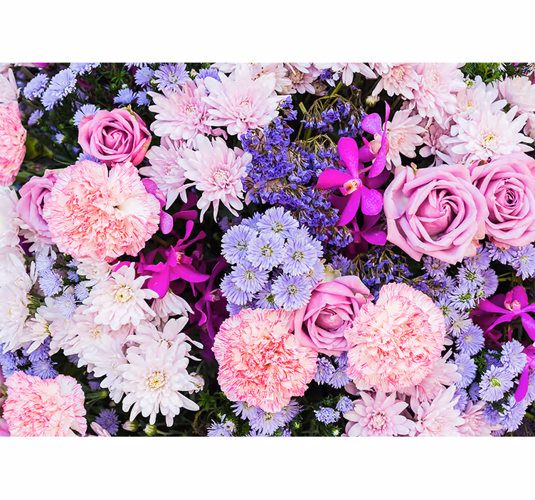 Floral Bouquet Arrangement flower wall mural - TenStickers
