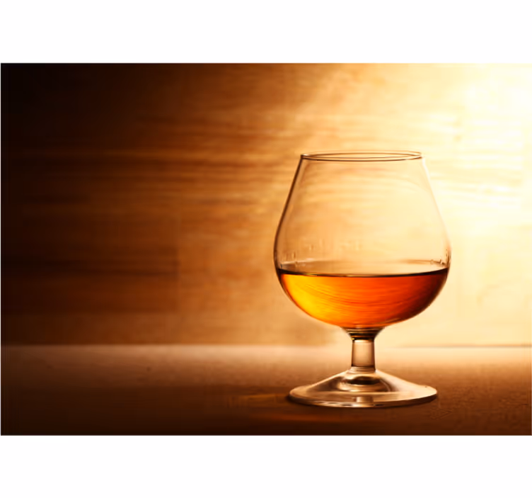 Vehicle wall mural glass of liquor - TenStickers