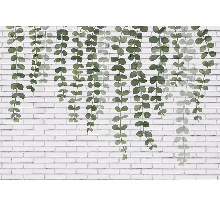 Tree mural with lush greenery - TenStickers