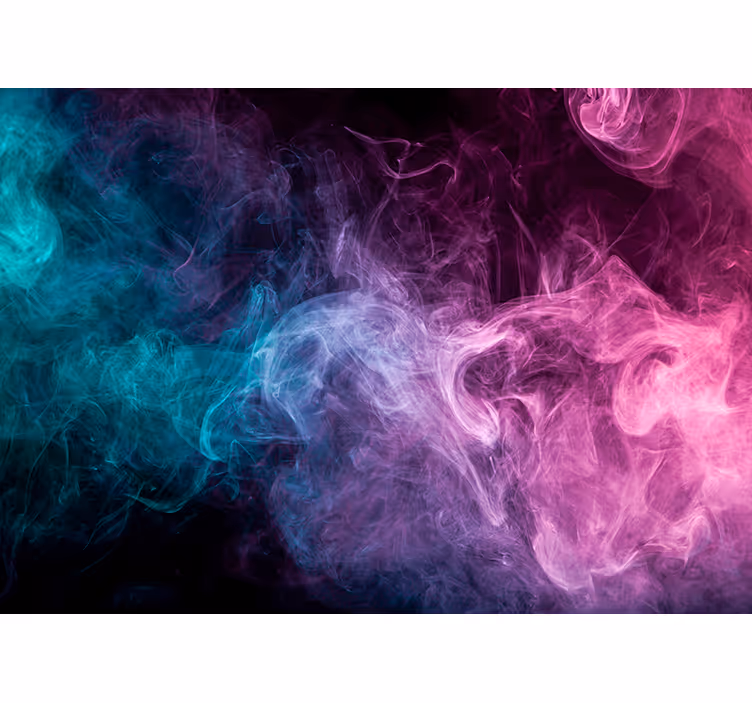 Texture and pattern wall mural flowing smoke design - TenStickers