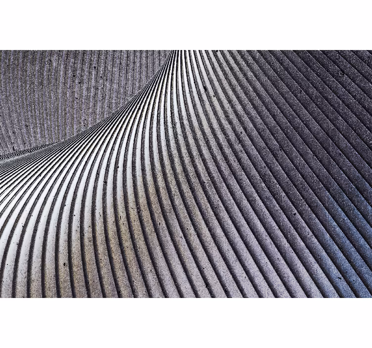 Texture and pattern wall mural curved sand design - TenStickers