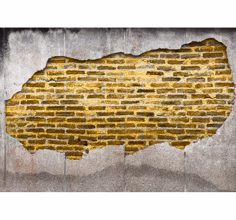 Cracked stone pattern texture and pattern wall mural - TenStickers