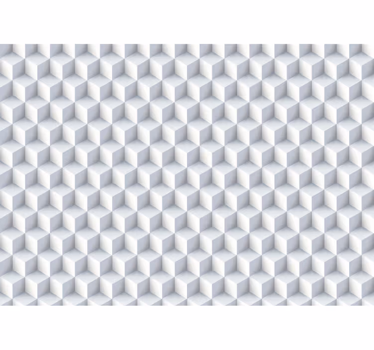 3d wall mural cube pattern design - TenStickers