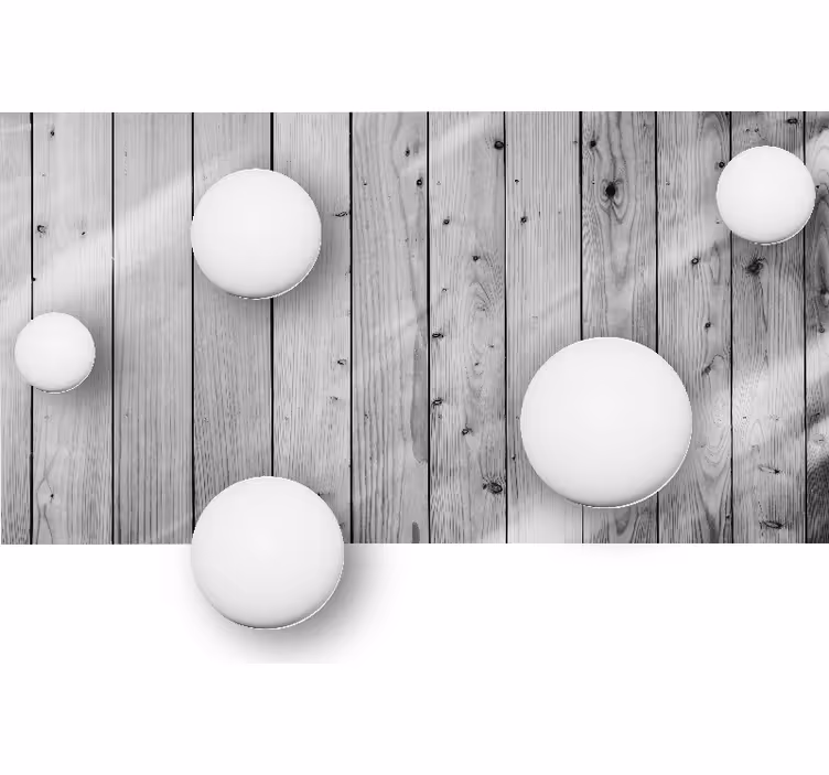 Texture and pattern wall mural geometric sphere design - TenStickers