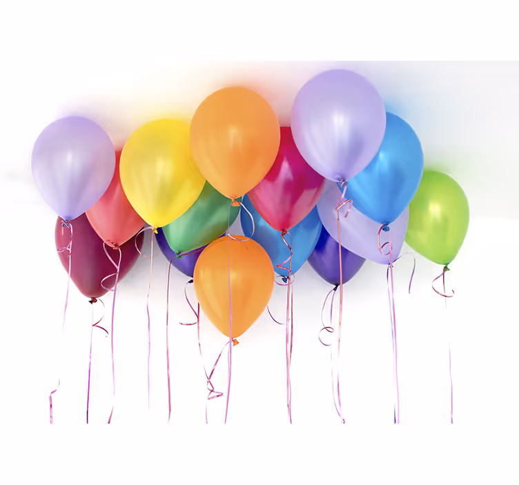 Colorful balloons Kids wall Murals - TenStickers