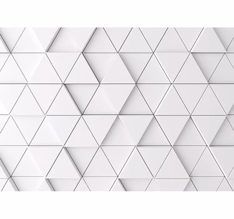 Texture and pattern wall mural triangular pattern design - TenStickers