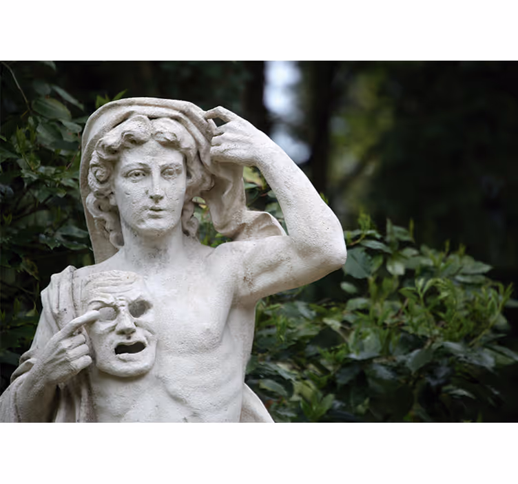 Classic art wall mural classical sculpture showcase - TenStickers