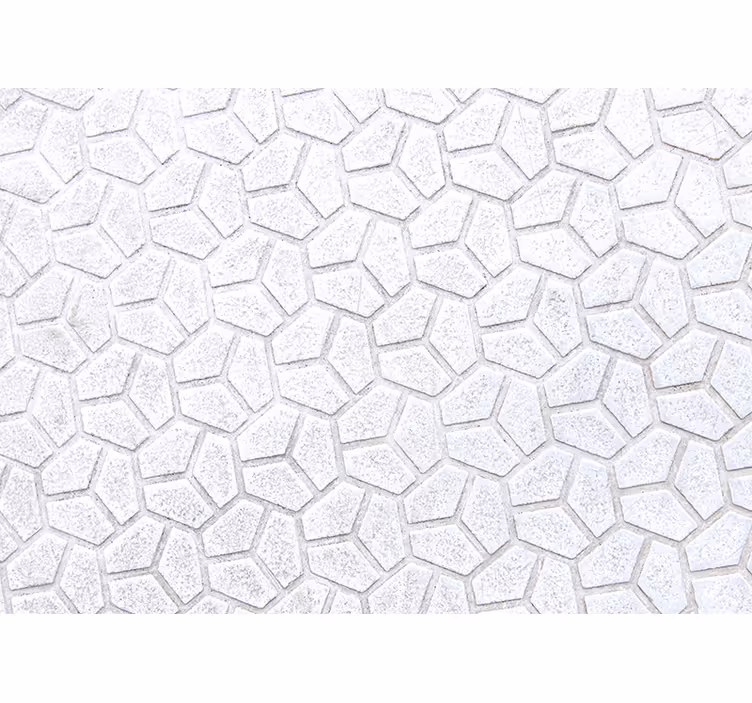 Textured wall mural hexagonal pattern texture - TenStickers