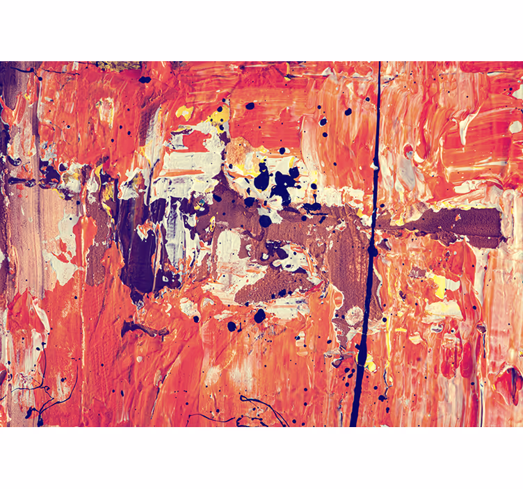 Abstract wall mural vibrant abstract expression - TenStickers