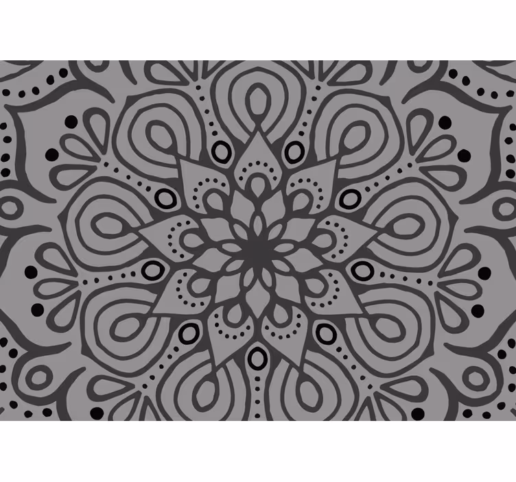 Mandala wall mural intricate mandala design - TenStickers