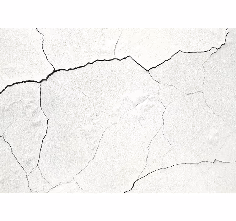 Textured wall mural cracked surface design - TenStickers
