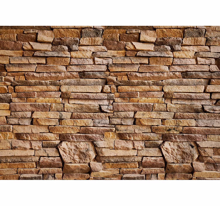 Authentic Stone Surface stone wall mural - TenStickers