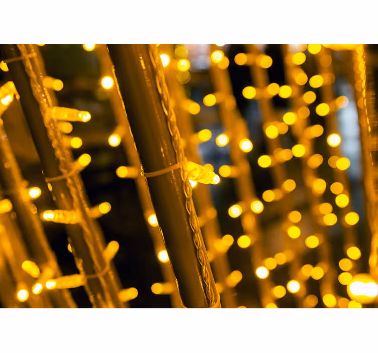 Textured wall mural glowing light designs - TenStickers