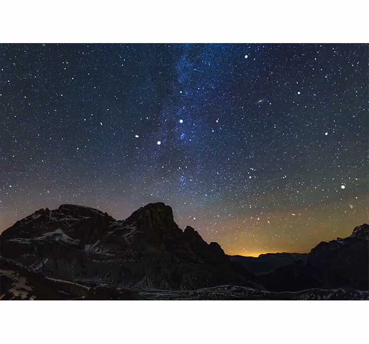 Space wall mural starry night marvels - TenStickers