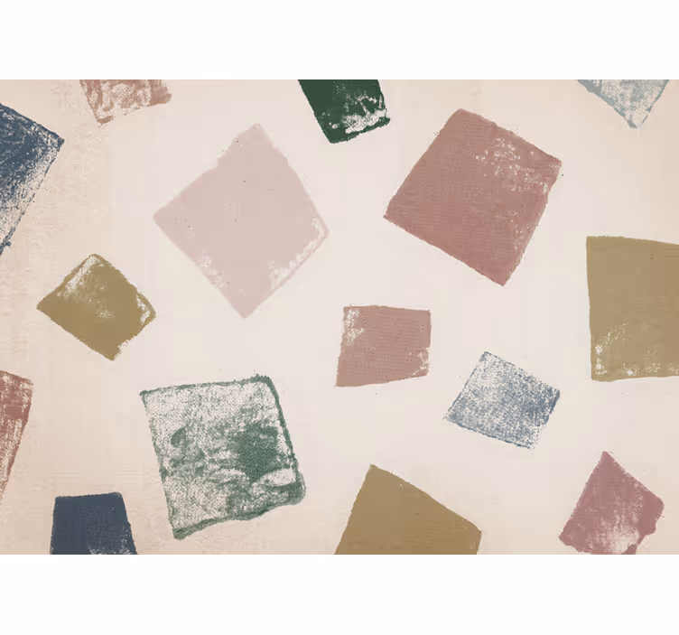 Texture and pattern wall mural geometric color blocks - TenStickers