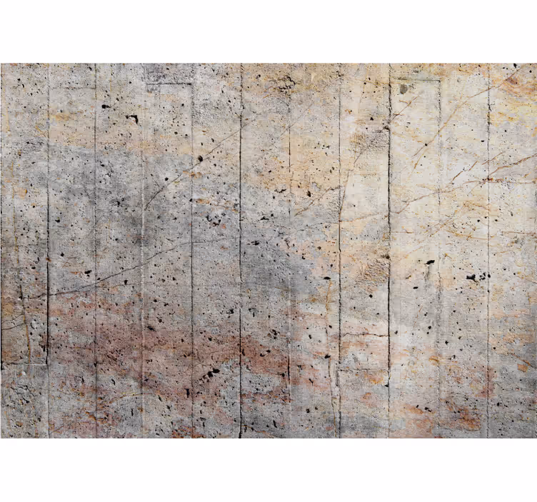 Stone wall mural with concrete texture design - TenStickers