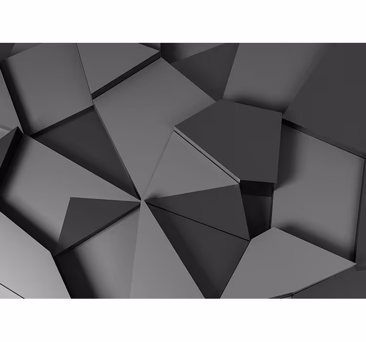 Geometric Arrangement Surface texture and pattern wall mural - TenStickers