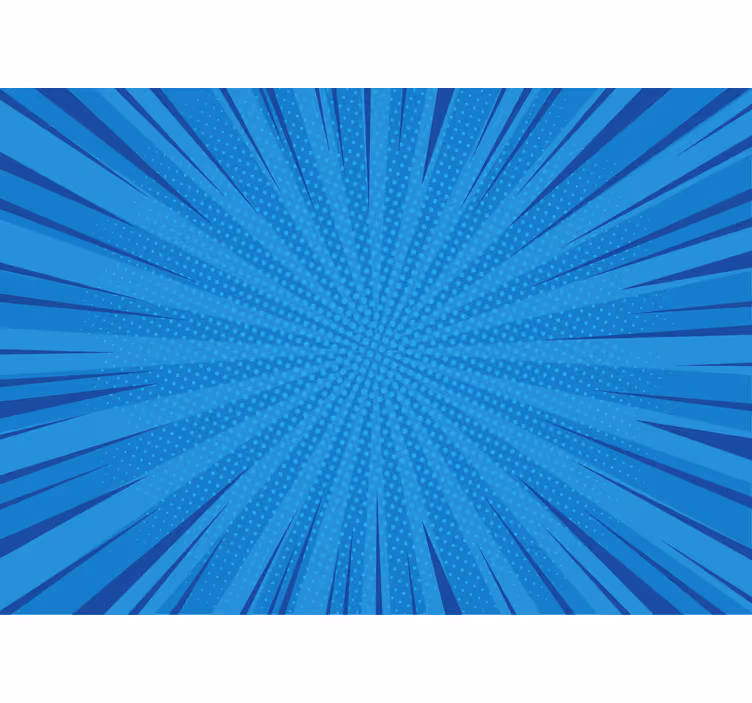 Urban wall mural dynamic blue explosion - TenStickers