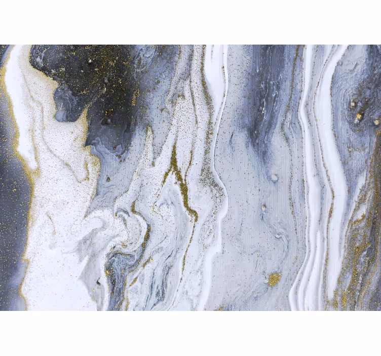 Texture and pattern wall mural elegant marble swirls - TenStickers