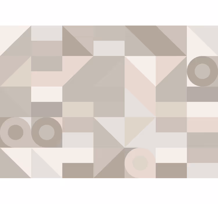 Texture and pattern wall mural geometric shapes - TenStickers