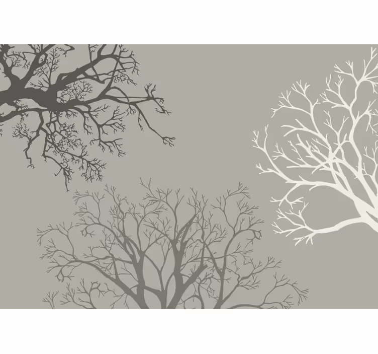 Graceful Branches Arrangement tree mural - TenStickers