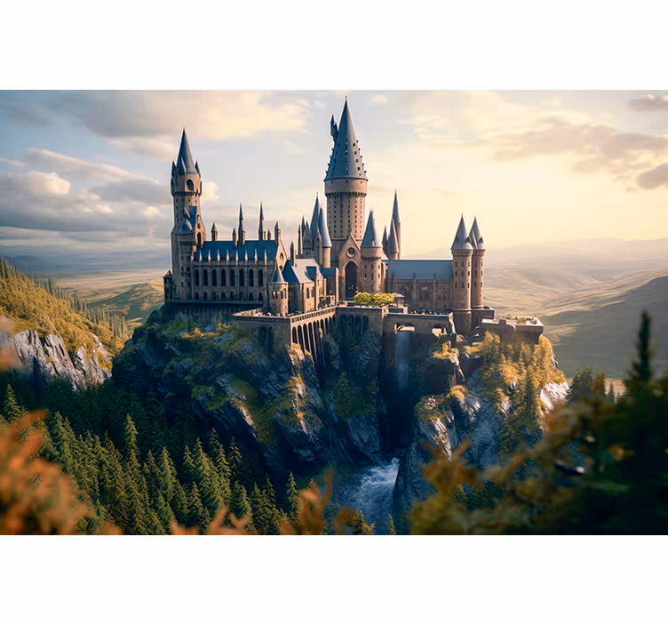 Magicians school fantasy wall mural - TenStickers