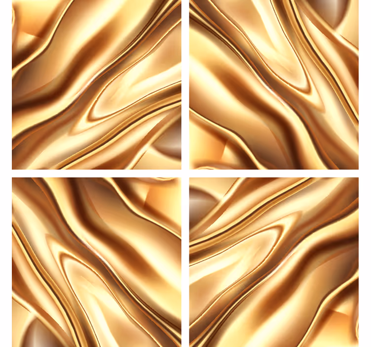 Fluid wave pattern coasters - TenStickers