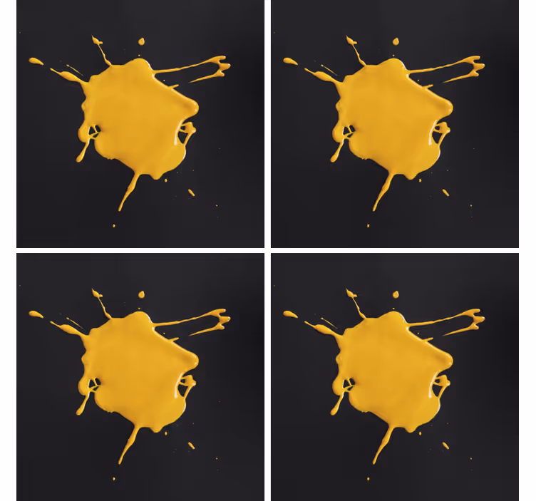 Yellow splash texture coasters - TenStickers