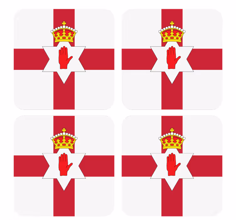 Love northern Ireland more coasters - TenStickers