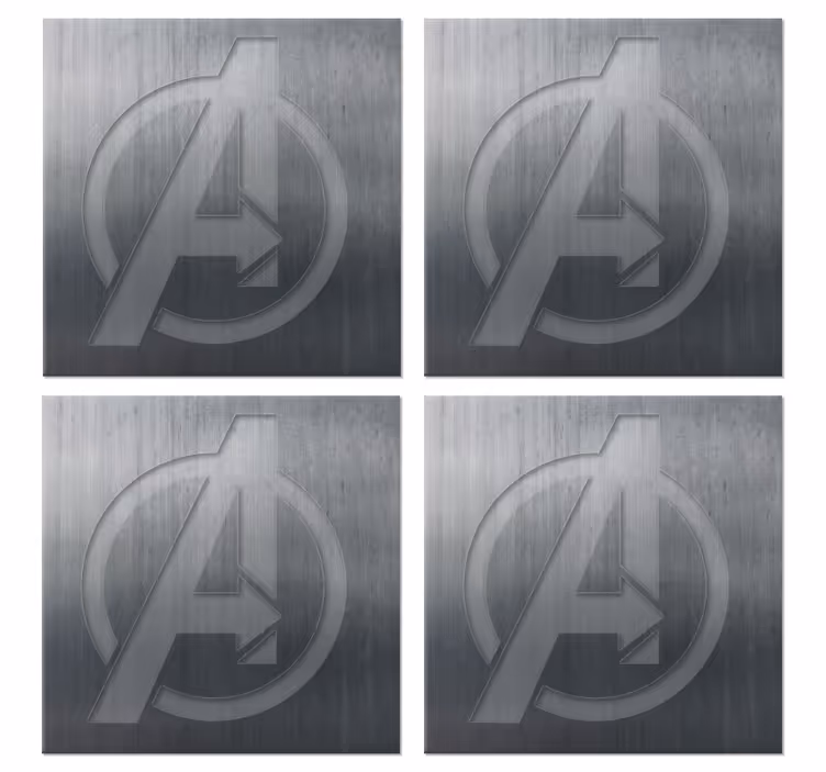 Superheroes' A geek coasters - TenStickers