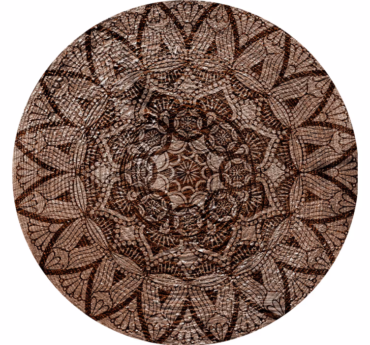 Coasters with delicate lace design - TenStickers