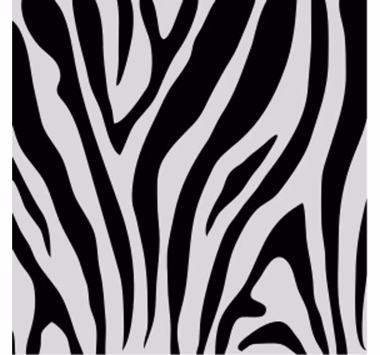 Zebra stripe pattern coasters - TenStickers