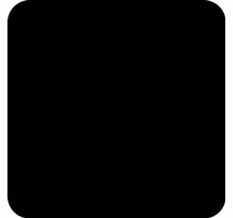 Coasters simple square surface - TenStickers