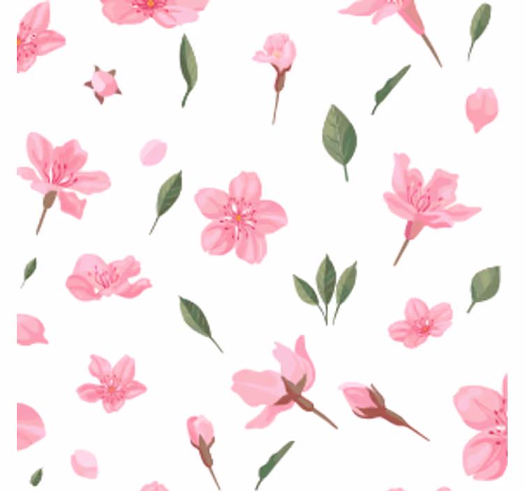 Beer mats floral inspired design - TenStickers