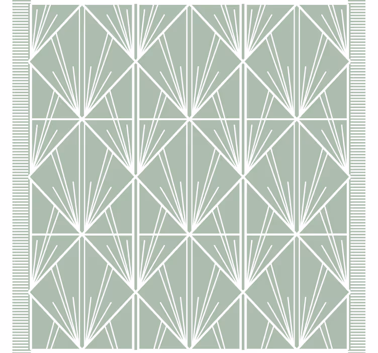 Coasters geometric leaf design - TenStickers