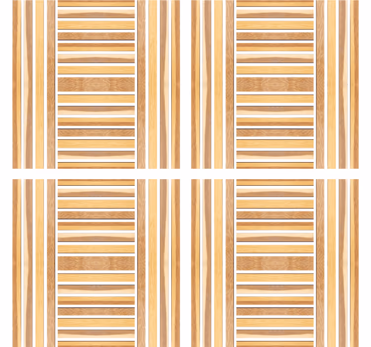 Textured striped pattern beer mats - TenStickers