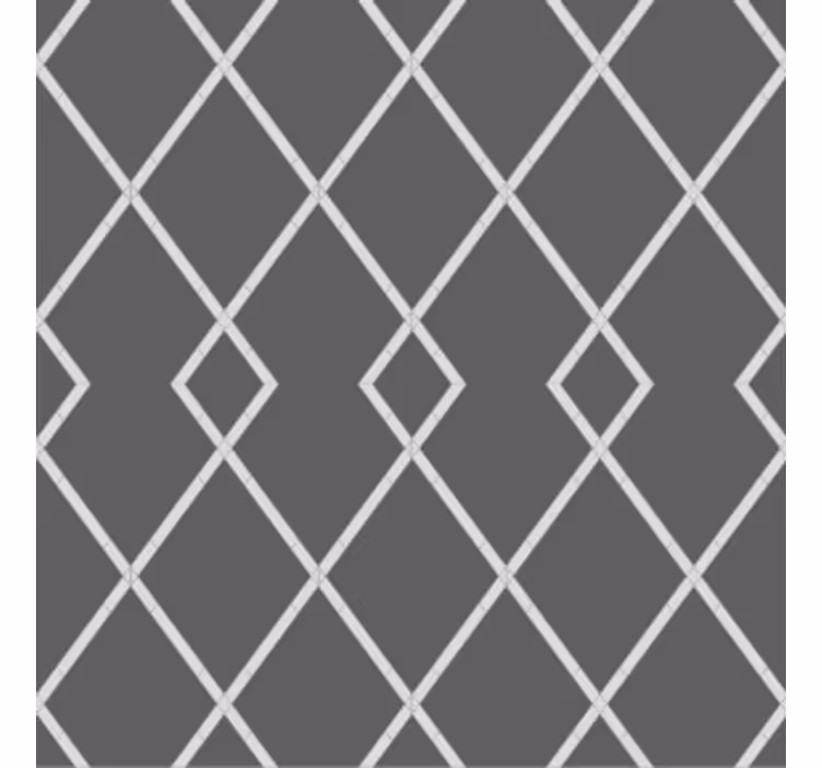 Gray and white diamond pattern more coasters - TenStickers