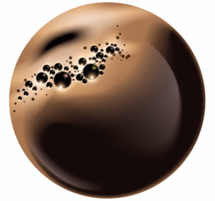 Coffee texture drink coasters - TenStickers