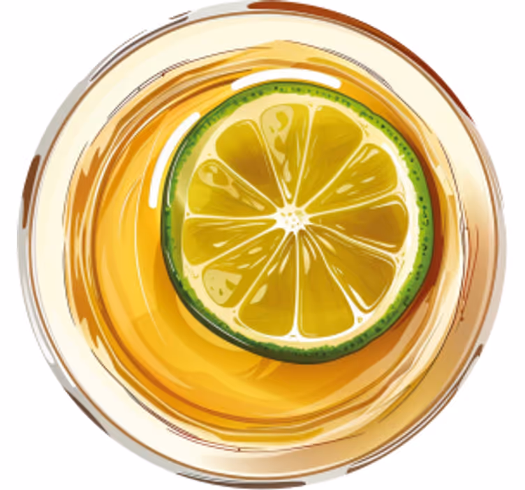 Tequila drink texture coasters - TenStickers