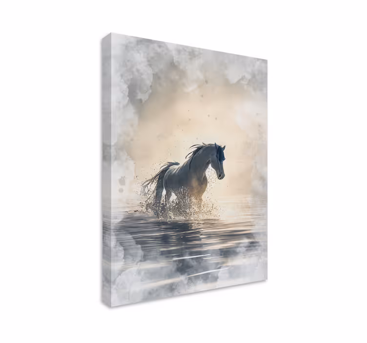 Horse wall art of untamed equine beauty - TenStickers
