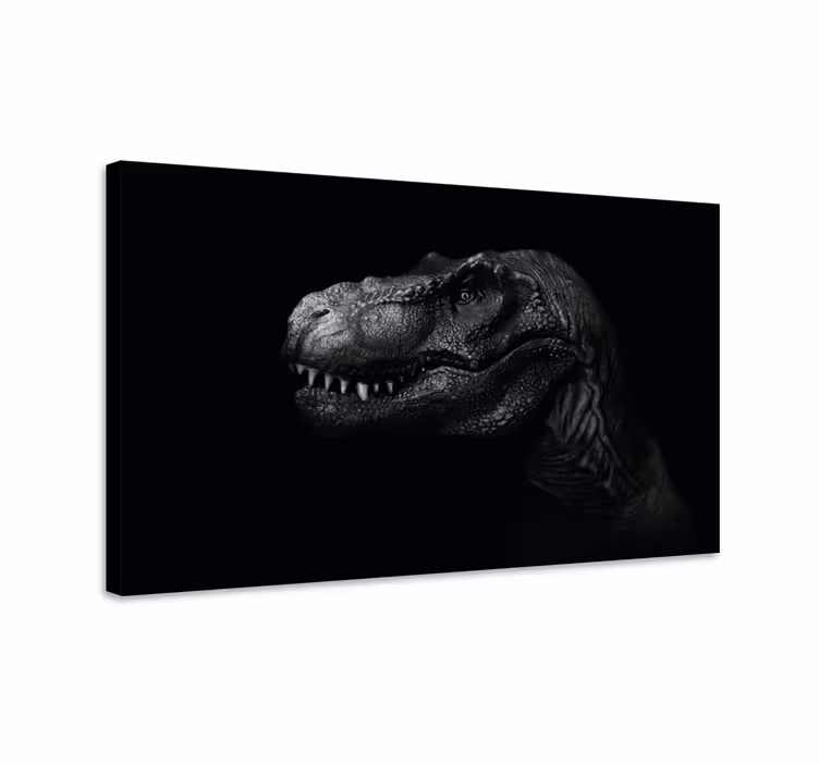 Dinosaur canvas wall art realistic and elegant dinosaur - TenStickers