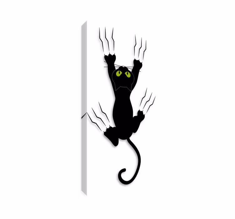 Cat wall art kids' cat wall sticker - TenStickers
