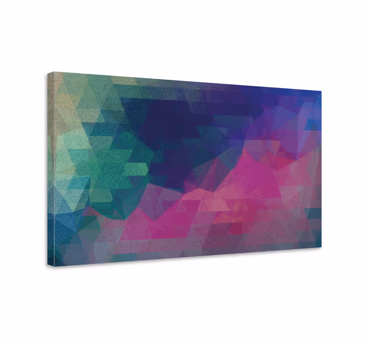 Geometric canvas of geometric abstraction - TenStickers