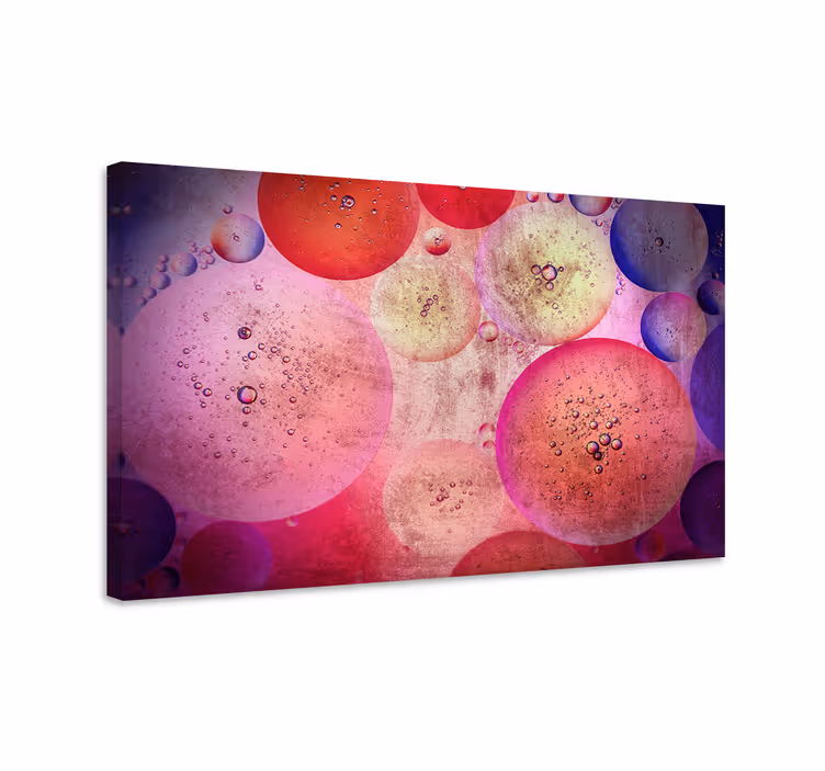 Abstract wall art 1 bubble pattern design - TenStickers