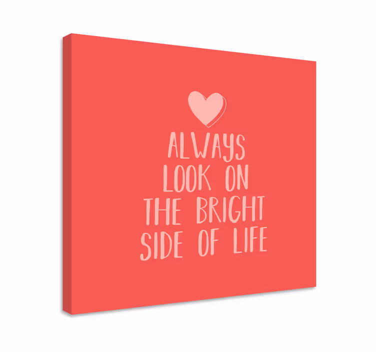 Quote canvas for a bright future message - TenStickers