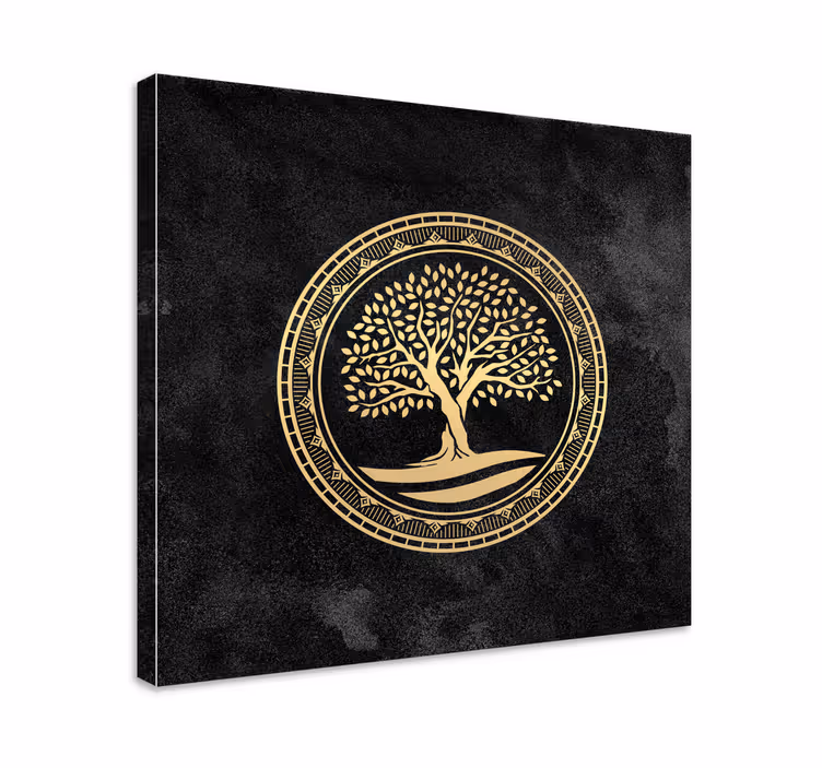 Luxury oak Tree wall art canvas - TenStickers