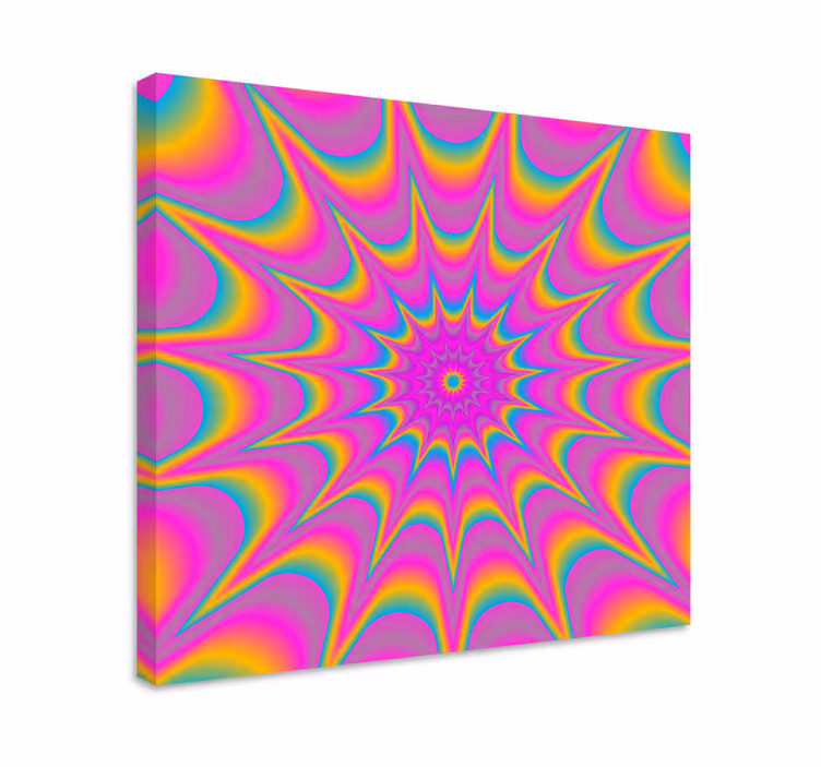 Colorful Spiral Pattern abstract wall art  1 - TenStickers